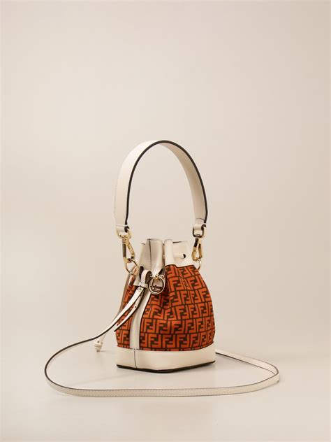 fendi bucket bag orange|fendi drawstring bucket bag.